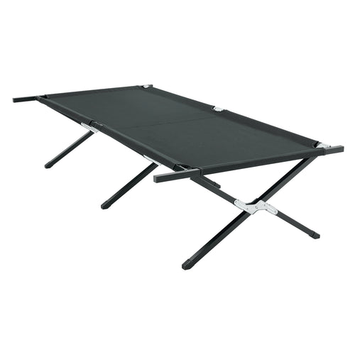 SHOUFTW Lightweight Folding Camping Cot, Extra Wide Portable Adult Camp Bed with Quick Setup for Travel, Guest, Hiking