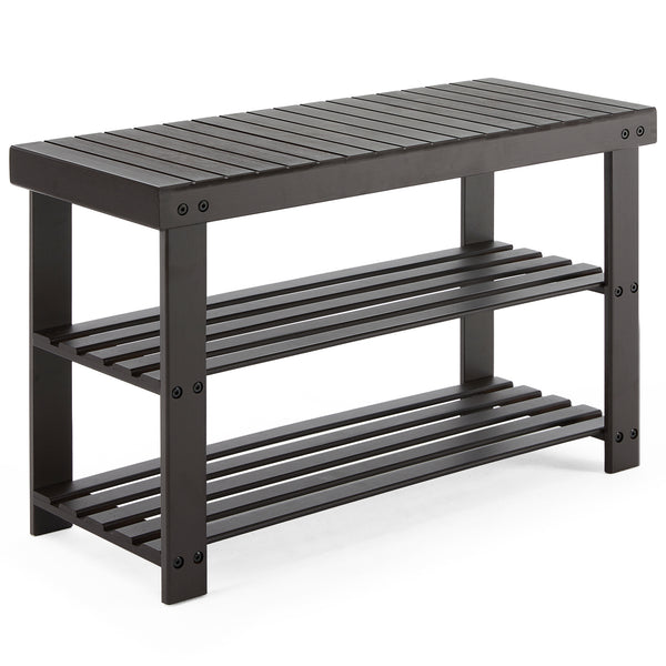 CONCETTA 2-in-1 Bamboo Shoe Bench for Entryway