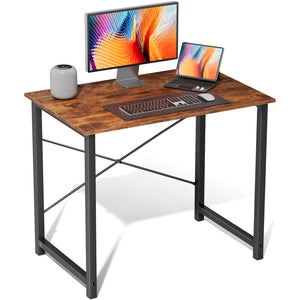 CONCETTA Computer Office Desk for Small Spaces, X-Shaped Reinforcement, Home Simple Modern Writing Study Desk