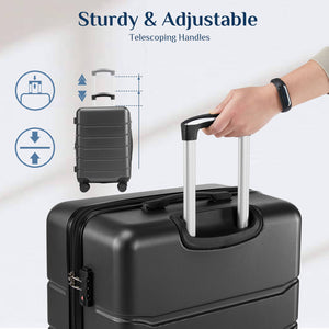 CONCETTA Lightweight Trolley Case - 20/24/28 inches, with TSA lock, portable, for travelling, business trips