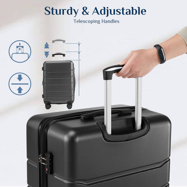 CONCETTA Lightweight Trolley Case - 20/24/28 inches, with TSA lock, portable, for travelling, business trips