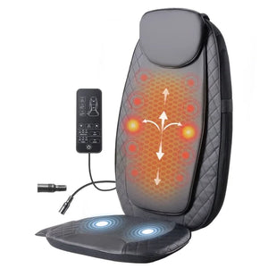 SHOUFTW Full Body Massage Mat with Heat and Vibration, Electric Massager Pad for Back Pain Relief, Portable Relaxation and Stress Relief Gift