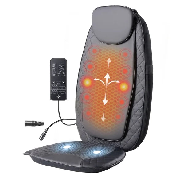 SHOUFTW Full Body Massage Mat with Heat and Vibration, Electric Massager Pad for Back Pain Relief, Portable Relaxation and Stress Relief Gift