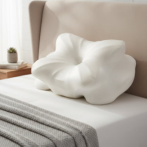 CONCETTA Contour Memory Foam Pillow,Includes Pillowcase, Ergonomic Neck and Shoulder Support Pillow for Side and Back Sleepers, Queen Size