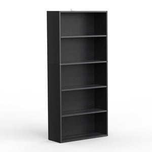 CONCETTA 5/6 Shelf Bookcase, Tall Floor Standing Open Bookshelf for Home Office and Living Room