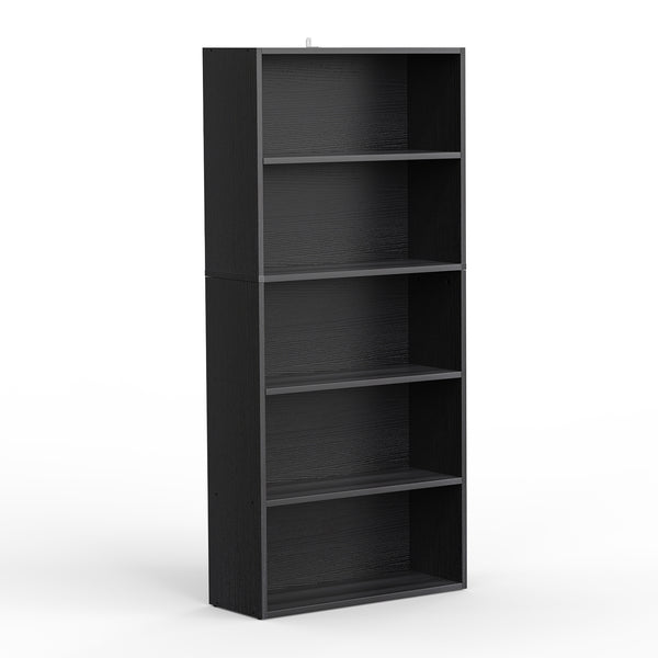 CONCETTA  Shelf Bookcase, Tall Floor Standing Open Bookshelf for Home Office and Living Room