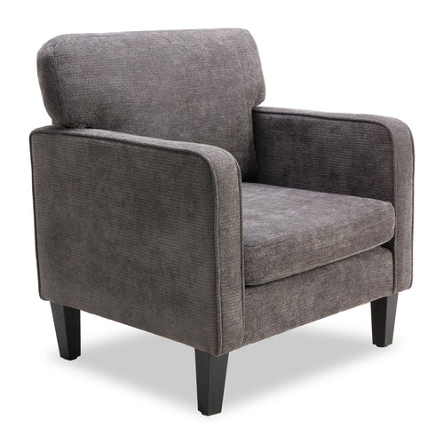 CONCETTA Fabric Accent Chair with Supportive Backrest and Armrest, Modern Comfy Chair for Living Room, Bedroom, or Office