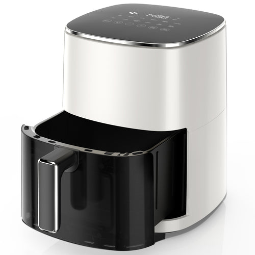 CONCETTAAir Fryer 12-in-1, Compact & Large 6-Qt with Window Square Air Fryer, Roast, Reheat, Dehydrate, Bake, Steam with 400F