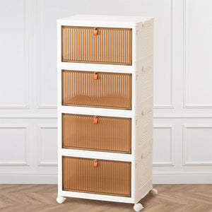 CONCETTA Foldable Organizers, Storage with Lockable Wheels