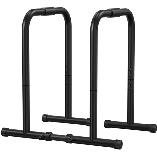 CONCETTA Functional Heavy Duty Dip Stands, Adjustable Height for Push Up Stand, Bench press, Non-Slip Feet, 400lbs Capacity