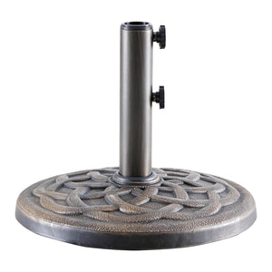 CONCETTA Resin Patio Umbrella Base, Universal Fit for Outdoor Umbrellas