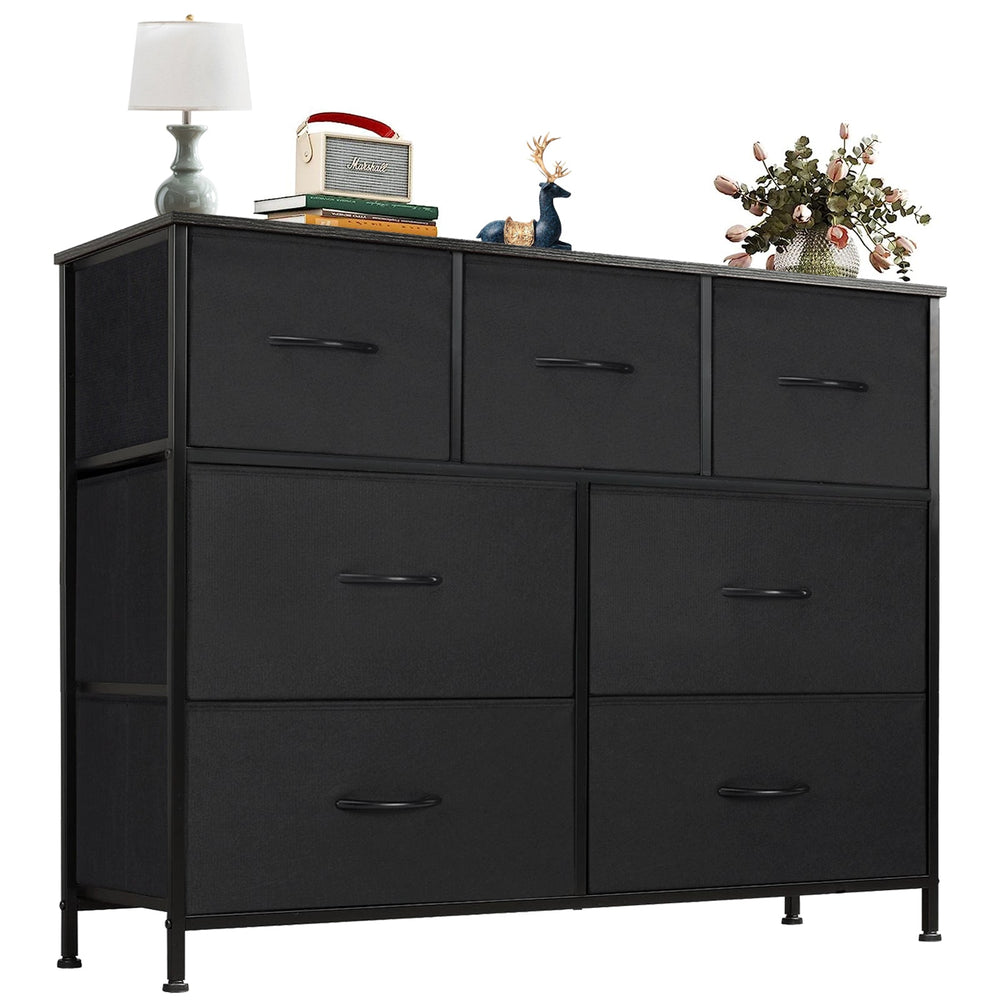 JOINSUN 7-Drawer Dresser, Fabric Storage Tower Organizer for Bedroom, Living Room