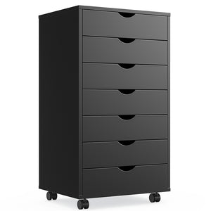 CONCETTA Drawer File Cabinet, Lateral Filing Under Desk Storage Organizer with Wheels for Home Office