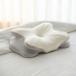 CONCETTA Contour Memory Foam Pillow,Includes Pillowcase, Ergonomic Neck and Shoulder Support Pillow for Side and Back Sleepers, Queen Size