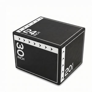 CONCETTA 3-in-1 Foam Plyo Jump Box,  Workout Box for Home Gym, HIIT & Jump Training