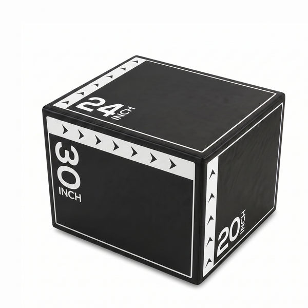 CONCETTA 3-in-1 Foam Plyo Jump Box,  Workout Box for Home Gym, HIIT & Jump Training