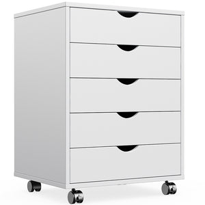 CONCETTA Drawer File Cabinet, Lateral Filing Under Desk Storage Organizer with Wheels for Home Office