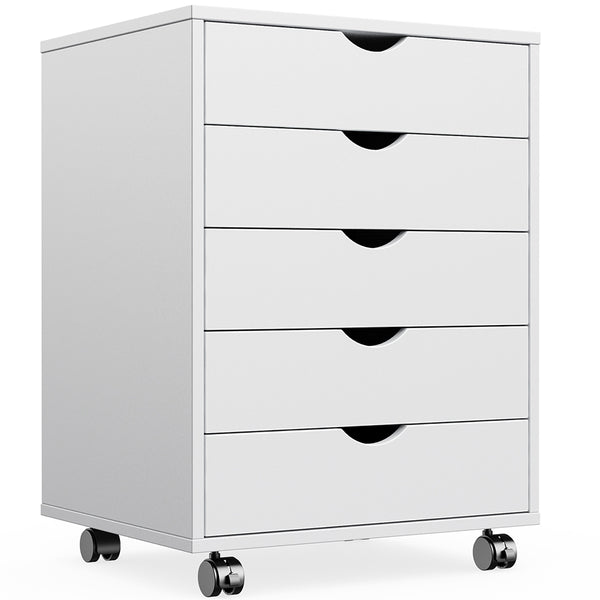 CONCETTA Drawer File Cabinet, Lateral Filing Under Desk Storage Organizer with Wheels for Home Office