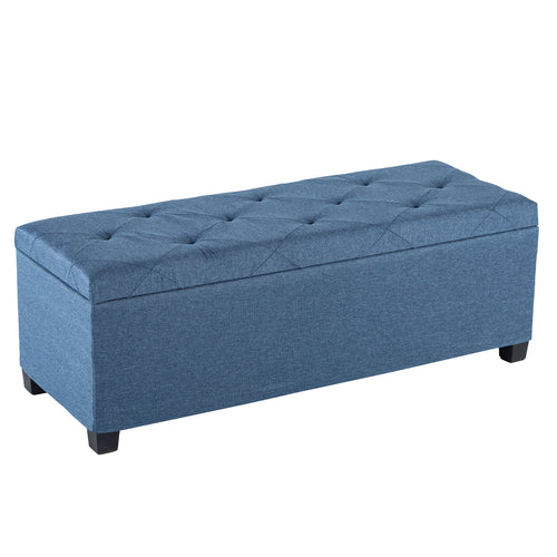 CONCETTA Versatile Storage Ottoman Bench, Tufted Upholstered End of Bed Chest, Foot Rest with Legs, Ample Capacity for Living Room, Entryway