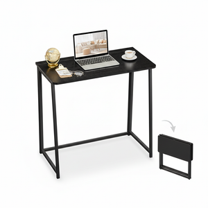 CONCETTA Lightweight Folding Desk 31.5", Space Saving Workstation, Portable Computer Table for Small Home Office & RV, Easy Set Up