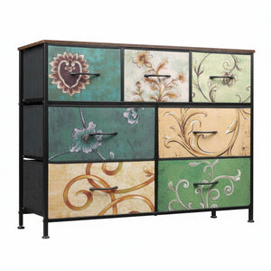 CONCETTA 7-Drawer Fabric Storage Cabinet for Adults, TV Cabinet Sideboard, Organizer Furniture for Living Room, Office, Kitchen, Hallway