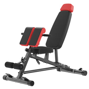 CONCETTA Multi-Functional FID Weight Bench for Full All-in-One Body Workout – Hyper Back Extension, Roman Chair, Adjustable Ab Sit-up Bench, Incline/Decline Bench, Flat Bench