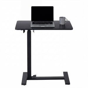 CONCETTA Small Standing Desk Rolling Table with Wheels, Portable Rolling Computer Table with Tilting Top, Adjustable Height Standing Workstation for Home Office, Bed, Sofa, Classroom