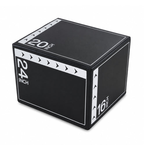 CONCETTA 3-in-1 Foam Plyo Jump Box,  Workout Box for Home Gym, HIIT & Jump Training