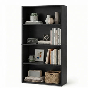 CONCETTA  Shelf Bookcase, Tall Floor Standing Open Bookshelf for Home Office and Living Room