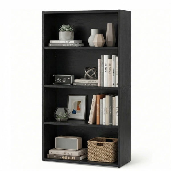 CONCETTA  Shelf Bookcase, Tall Floor Standing Open Bookshelf for Home Office and Living Room