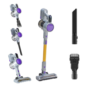 CONCETTA Cordless Vacuum Cleaner with Self-Standing, LED Screen, Lightweight Powerful Suction, 6-in-1 Rechargeable for Home Carpets, Pet Hair, Hardwood Floors