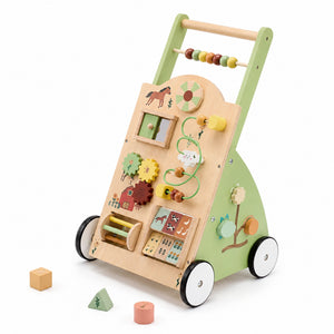 CONCETTA Play Vehicles with Storage Space, Adjustable Speed Push Car with Maze Toys