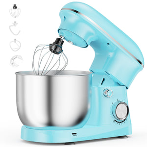 CONCETTA Kitchen Stand Mixer, 10 Speed Settings, Safety Protection Features, Comes with Egg Whisk, Dough Hook, Flat Beater