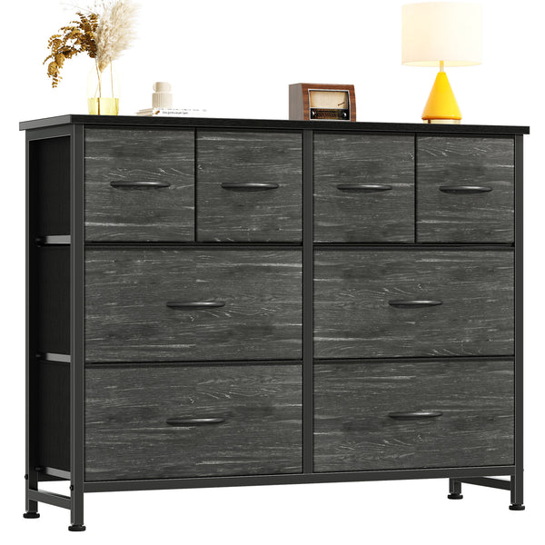 CONCETTA 8-Drawer Fabric Dresser, Wide Chest of Drawers, TV Stand for Bedroom, Living Room