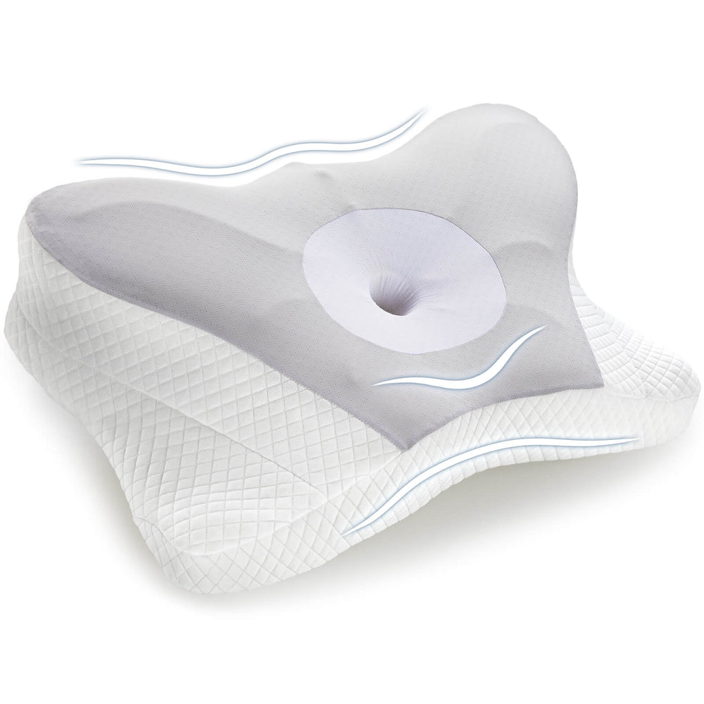 CONCETTA Cervical Neck Pillow-Memory Foam Ergonomic Contour Bed Pillows for Neck Pain Relief Cervical Neck Pillow Orthopedic Pillow for Improved Sleep Comfort and Support