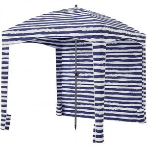 SHOUFTW Beach Cabana - 6 x 6 ft Cool Beach with Detachable Side Wall & Carry Bag, UPF 50+ for Beach, Camping, Park