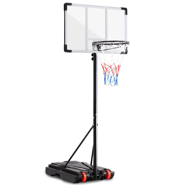 CONCETTA Basketball Hoop, Adjustable Portable Outdoor Indoor for Youth Adults Kids Driveway Backyard Sturdy Durable Goal System