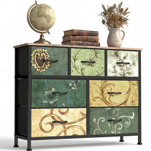 CONCETTA 7-Drawer Fabric Storage Cabinet for Adults, TV Cabinet Sideboard, Organizer Furniture for Living Room, Office, Kitchen, Hallway