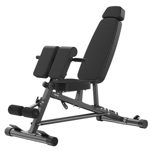 CONCETTA Multi-Functional FID Weight Bench for Full All-in-One Body Workout – Hyper Back Extension, Roman Chair, Adjustable Ab Sit-up Bench, Incline/Decline Bench, Flat Bench
