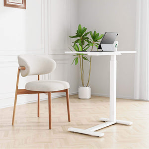 CONCETTA Adjustable bedside tables - on wheels, rolling laptop tables, mobile standing desks, hospital and home bed tables