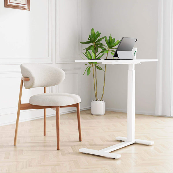 CONCETTA Adjustable bedside tables - on wheels, rolling laptop tables, mobile standing desks, hospital and home bed tables