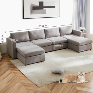 CONCETTA Convertible Sleeper Sofa Bed - Modular Sectional Sofa Set for Living Room, for office, living room, bedroom