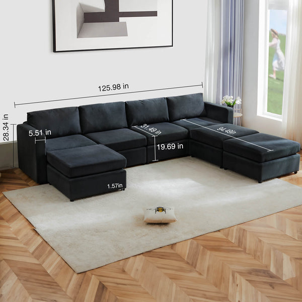 CONCETTA Convertible Sleeper Sofa Bed - Modular Sectional Sofa Set for Living Room, for office, living room, bedroom