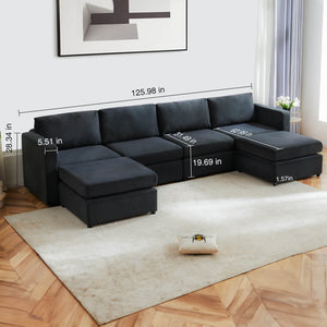 CONCETTA Convertible Sleeper Sofa Bed - Modular Sectional Sofa Set for Living Room, for office, living room, bedroom