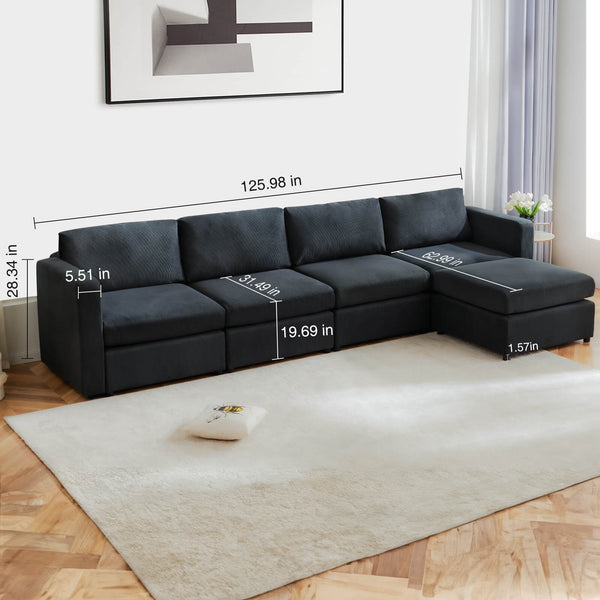 CONCETTA Convertible Sleeper Sofa Bed - Modular Sectional Sofa Set for Living Room, for office, living room, bedroom