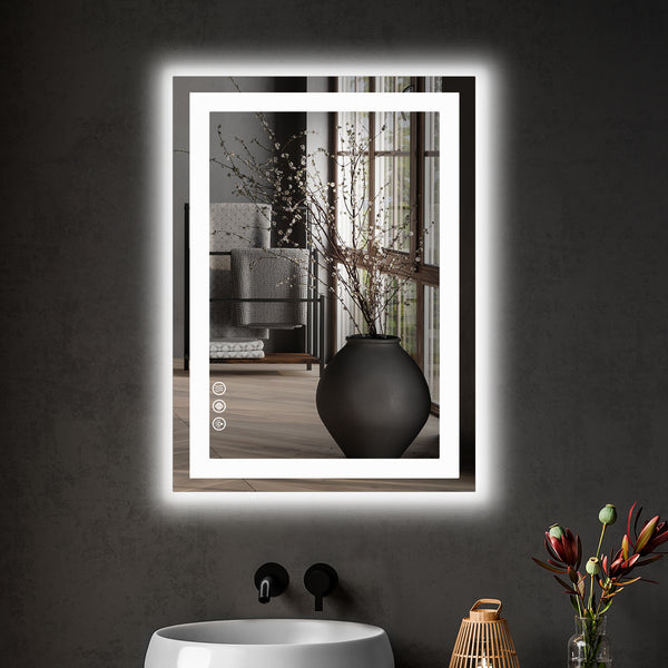 CONCETTA Bathroom Mirror, Decor Arched Wall Mirror, Bedroom Vanity Mirror with Metal Frame