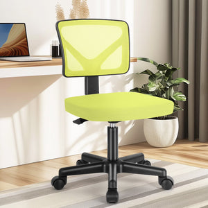 CONCETTA Ergonomic Home Office Mesh Desk Chair, Small Space, Armless Rolling Chair for Adults