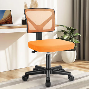CONCETTA Ergonomic Home Office Mesh Desk Chair, Small Space, Armless Rolling Chair for Adults