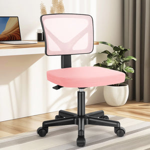 CONCETTA Ergonomic Home Office Mesh Desk Chair, Small Space, Armless Rolling Chair for Adults