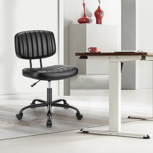 CONCETTA Indoor Small Desk Chair Low Back Height Adjustment Vanity Office Chair